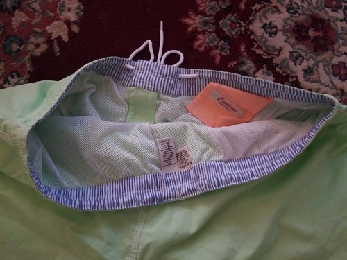 Cremieux Beachwear light Green Swim Trunks Men's Size XXL/TTG - Picture 8 of 11