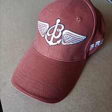 CAPPELLO CON VISIERA BREITLING uomo Col. Marrone/Ruggine Tg. 58 Regolabile NOS