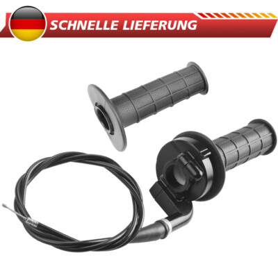 Motorrad Twist Throttle Accelerator Handle Grips and Cable Set 7/8'' 50-250CC