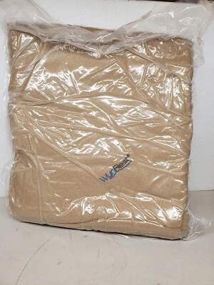 SOBEL WESTEX Wynrest Fleece Blanket 100% Poly Full 80x90 Sand Color softness and Comfort New