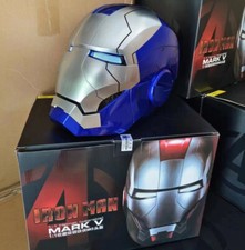 AUTOKING Iron Man MK5 1:1 Helmet Wearable Voice-control Mask Cosplay Blue Ver.