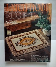 Wonder Art Latch Hook Kit "Sahara" 27 x 20 - SEALED - Southwest Vintage 1970's