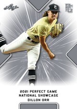 10-Count Lot Dillon Orr 2021 Leaf Perfect Game NIKE All-American Rookies