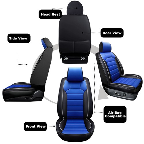 For Honda CR-V CRV 5 Seat Full Set Car Seat Covers Leather Front Rear Protectors - Picture 42 of 142
