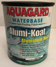 Pintura antiincrustante a base de agua Aquagard Alumi-Koat 1 cuarto blanco #70007-ENVÍO 24 HORAS
