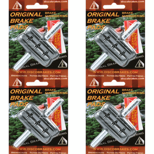 4 Pairs of 55mm Cantilever Brake Pads for Shimano Deore Acera Altus,Nexave,Canti - Afbeelding 1 van 12