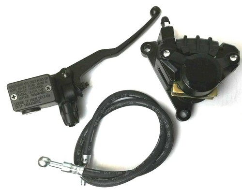 Main brake cylinder with caliper brake hose fits MZ ETZ150 ETZ250 ETZ251 - Picture 2 of 2