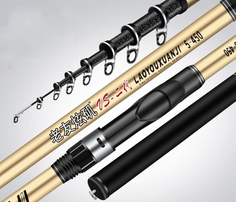 Rock Fishing Rods 3.9M-6.0M Portable Carp Rod Telescopic Sea Fishing Rod  Carbon