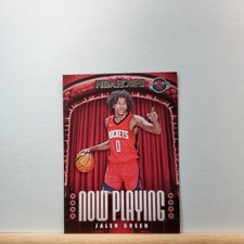 2021-22 Panini NBAHOOPS Basketball Jalen Green Now Playing Rookie RC # 2