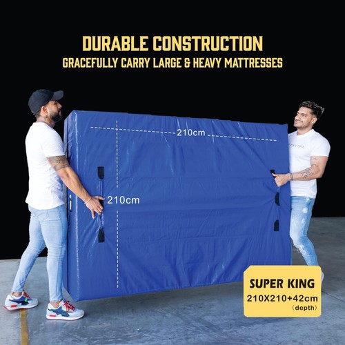 Heavy Duty Mattress Protector Storage Bag Easy Moving Dust Cover Packaging - Picture 14 of 14