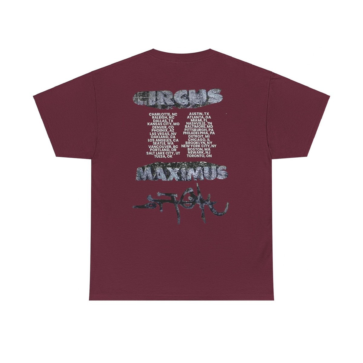 Travis Scott Utopia Circus Maximus Tour III Tee Tシャツ Buy Cactus Jack by Travis Scott Utopia Circus Maximus Tour