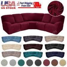 Recliner Sectional Couch Covers 7-Piece Sofa Covers for L Shape Sectional Sofa