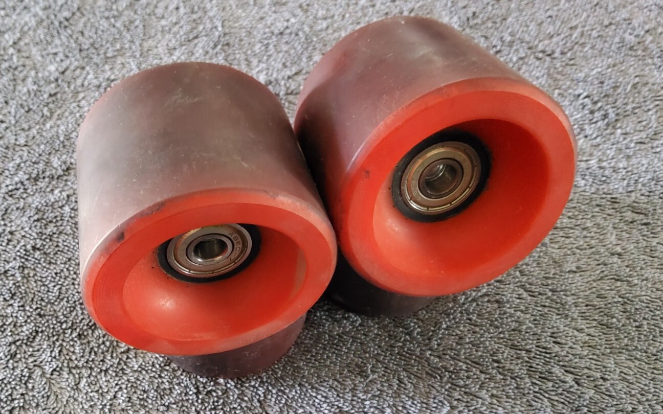 Puka longboard skateboard wheels 62mm diameter 78A durometer 51mm