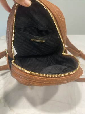 Steve Madden Small Textured logo Faux Leather Backpack With  display picture 3