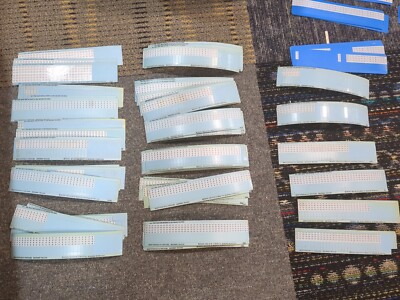 85+ Vtg Brady Blue Streak Release Wire Marker Cards Stickers Pan-code Panduit