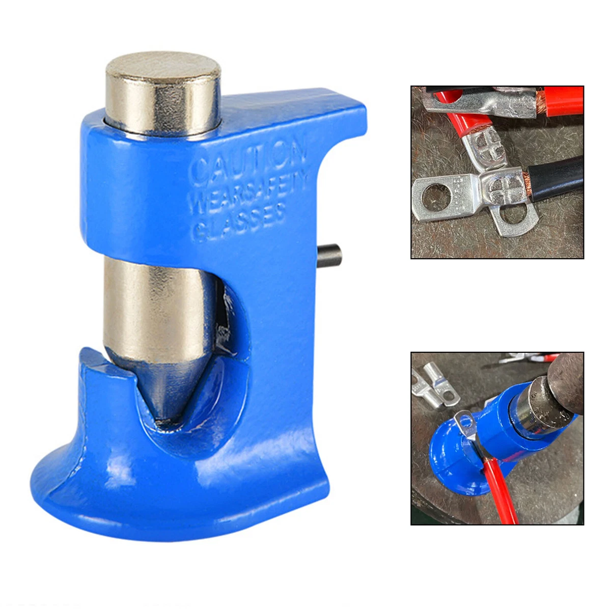 Hammer Crimper Lug Crimper Battery Cable Crimping Tool Wire 16 AWG