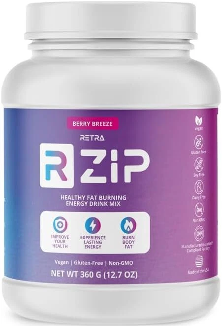 Bebida Rzip quema grasa energía sabor Berry Breeze Foto 2 de 4