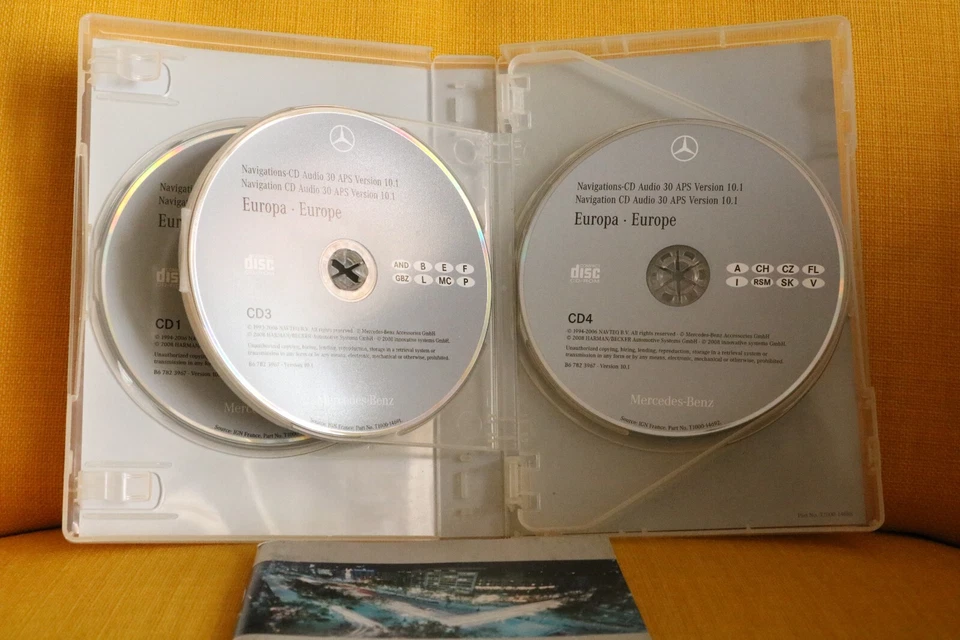 Navigations-CDs Mercedes-Benz Audio 30 APS 10.1 | 2008 C E M CLK G SLK Klasse - Bild 3 von 4