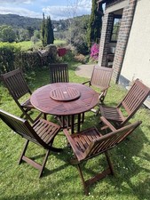 Winchester Solid Teak Garden Table & 6 Chairs