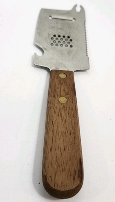 Vtg EMSON Stainless Kitchen Wizard Multi Tool Opener Zester Grater Slicer/Peeler