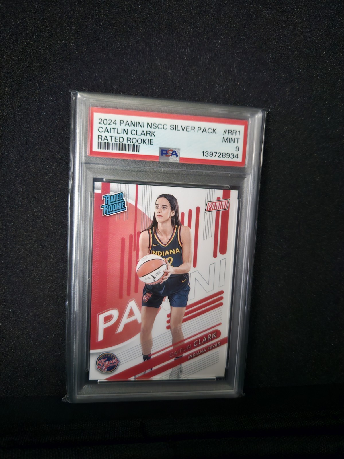 2024 Panini NSCC Silver Pack Caitlin Clark Rated Rookie PSA Mint 9 🔥 🔥🔥🔥