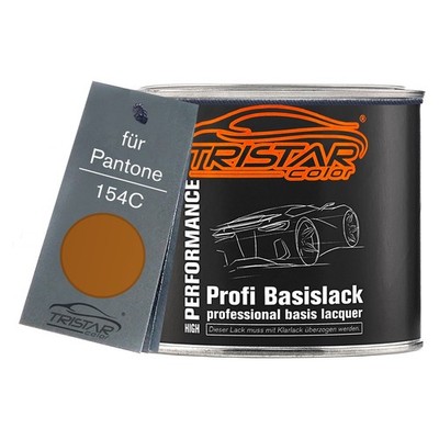 Autolack Dose spritzfertig für Pantone 154C Brown Basislack 0,5L