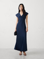 BANANA REPUBLIC - WOMAN - FLUTTER-SLEEVE MAXI DRESS XS, M, L, XL