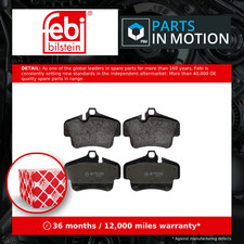 Brake Pads Set fits PORSCHE 911 996, 997 3.6 Rear 00 to 08 99635294700 Febi New