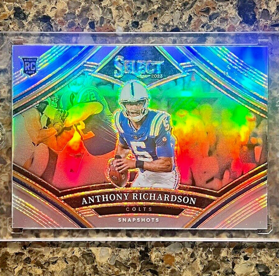 Anthony Richardson 2023 Panini Select Snapshots Silver Prizm Rookie #SS-AR (RC)