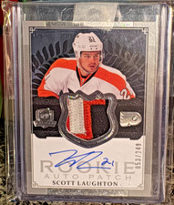 SCOTT LAUGHTON-RPA UD AWESOME PATCH ROOKIE CARD. rookie card picture