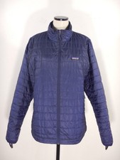Patagonia Women's NANO PUFF JACKET Classic Navy Blue Size XL