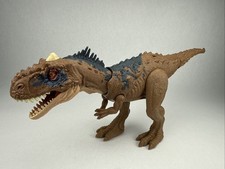Jurassic World Dominion Roar Strikers Rajasaurus Dinosaur Figure .