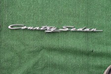 1959 Ford Country Sedan Station Wagon Quarter Panel Emblem 59 1959 Ford Country Sedan Station Wagon Quarter Panel Emblem 59