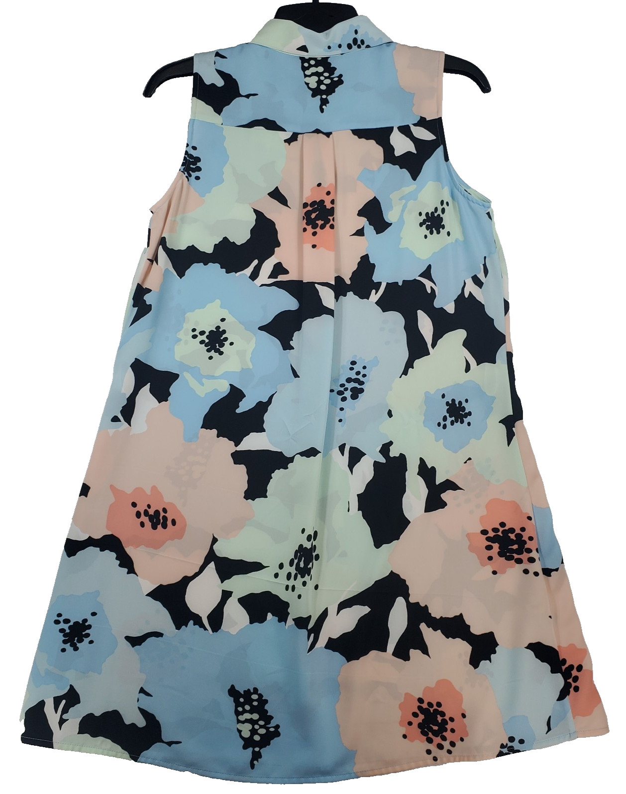 Calvin Klein Dress Women's size 10 Multicolor Flowy Button Up Tank Sleeveless thumbnail 6