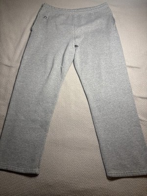 Russell Athletic Sweatpants Baggy Relaxed Fit Grey Fleece Joggers Men s XXL Y2K