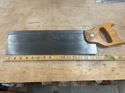 Warranted Superior (Disston Made) 16 inch 12 PPI Crosscut Saw - Hand Sharpened