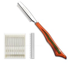 Hair Razors for Cutting, Wood Handle Hair Styling Razors, 10PCS Replaceable S... 2.12 per gallon