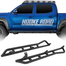 For 2005-2023 Toyota Tacoma Rock Sliders Armor Guards Nerf Step Bars Wkick-out