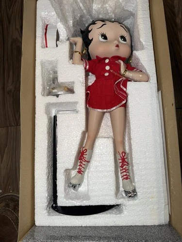 Betty Boop Coca-Cola Porcelain Doll Limited Edition Original Box Vintage