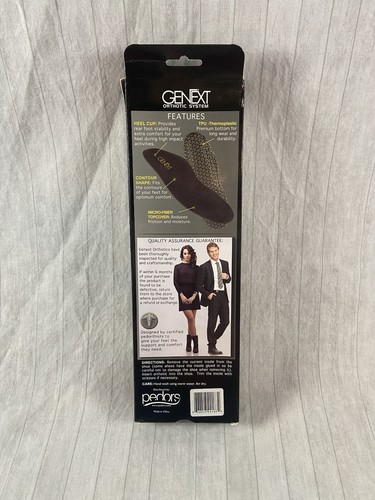 NOS Uomo 9 GenExt Batti Tacco Neutro Premium Full Orthotic Arch Memory Foam - Foto 2 di 6