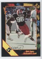 1991 Wild Card Draft 5 Stripe Mel Agee #29 Rookie RC 0l1. rookie card picture
