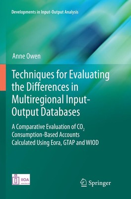 Techniques for Evaluating the Differences in Multiregional Input-Output Database