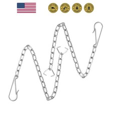 Toilet Flapper Chain, Stainless Steel Toilet Handle Chain, 2 Pack Toilet Flap...