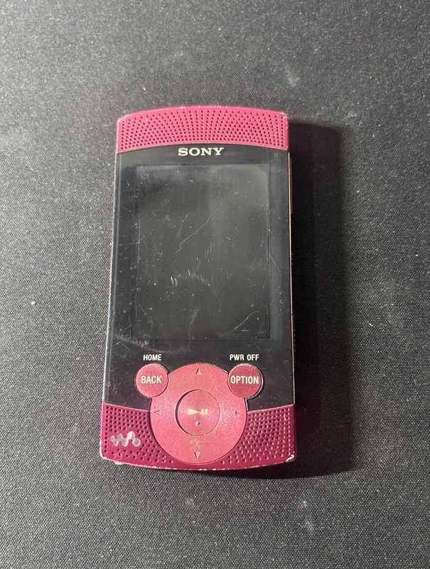 Sony Walkman NWZ-S544 Red Digital Music Player MP3 USB Headphone Jack