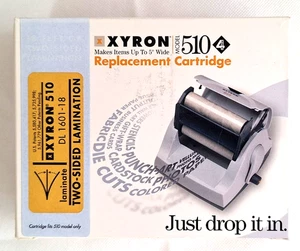 Xyron DL1601-18 Lamination Cartridge for Model 510 Two Sided Lamination 18' NIB