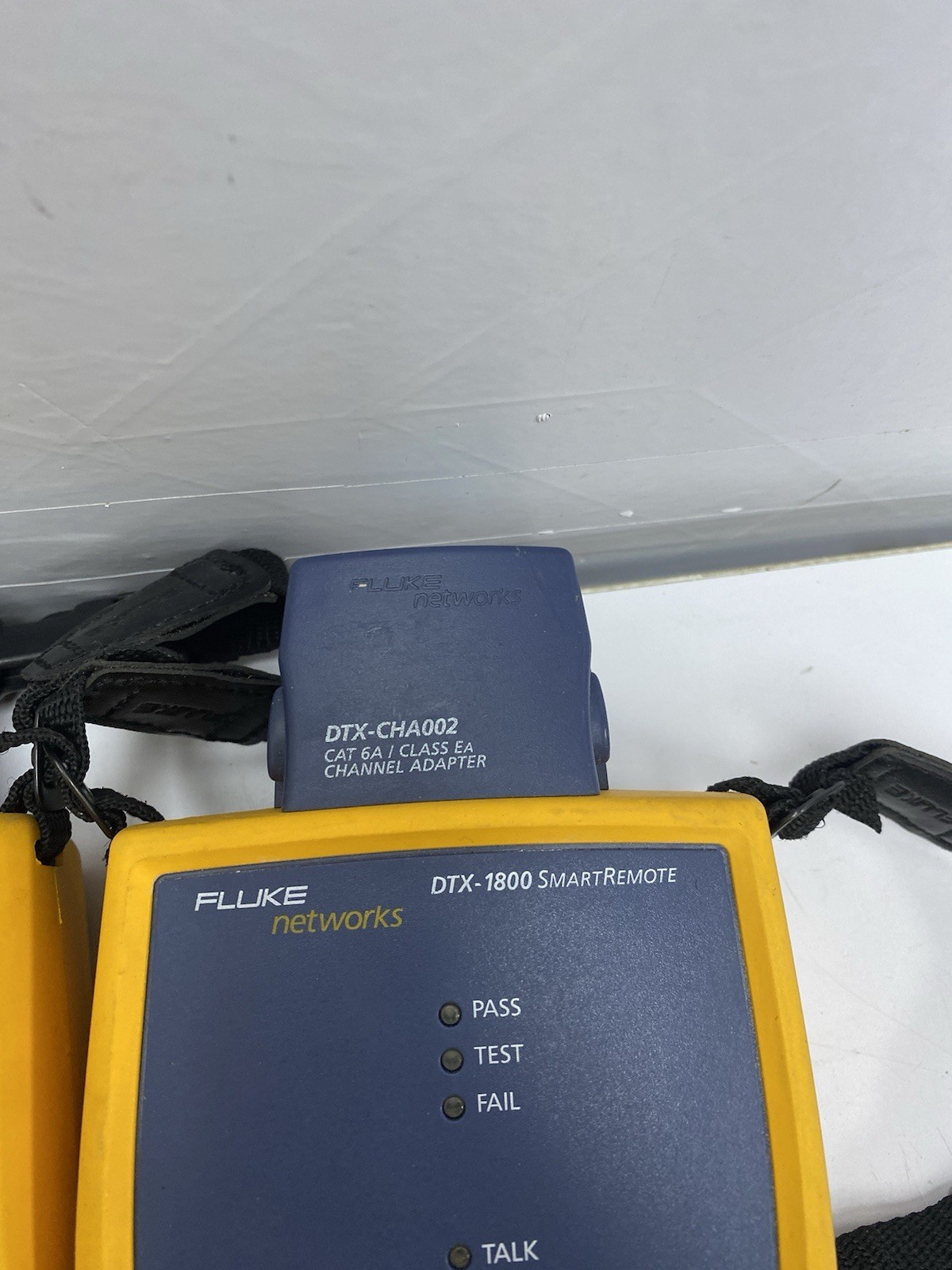 FLUKE NETWORKS DTX-1800 CABLE ANALYZER & DTX-REMOTE , 2x DTX-CHA002 ,DTX-PLA002