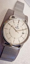 Royal London date watch S/STEEL 41484-05 RRP £129 NEW/BOX/2 YEAR WARRANTY!!