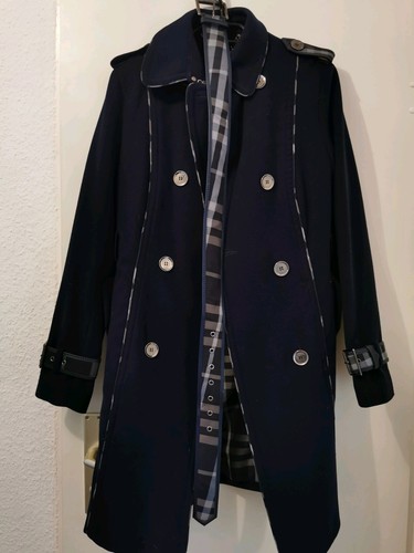 Burberry Brit Trenchcoat aus Baumwolle / Dunkelblau / NEU / Größe M - Bild 3 von 7