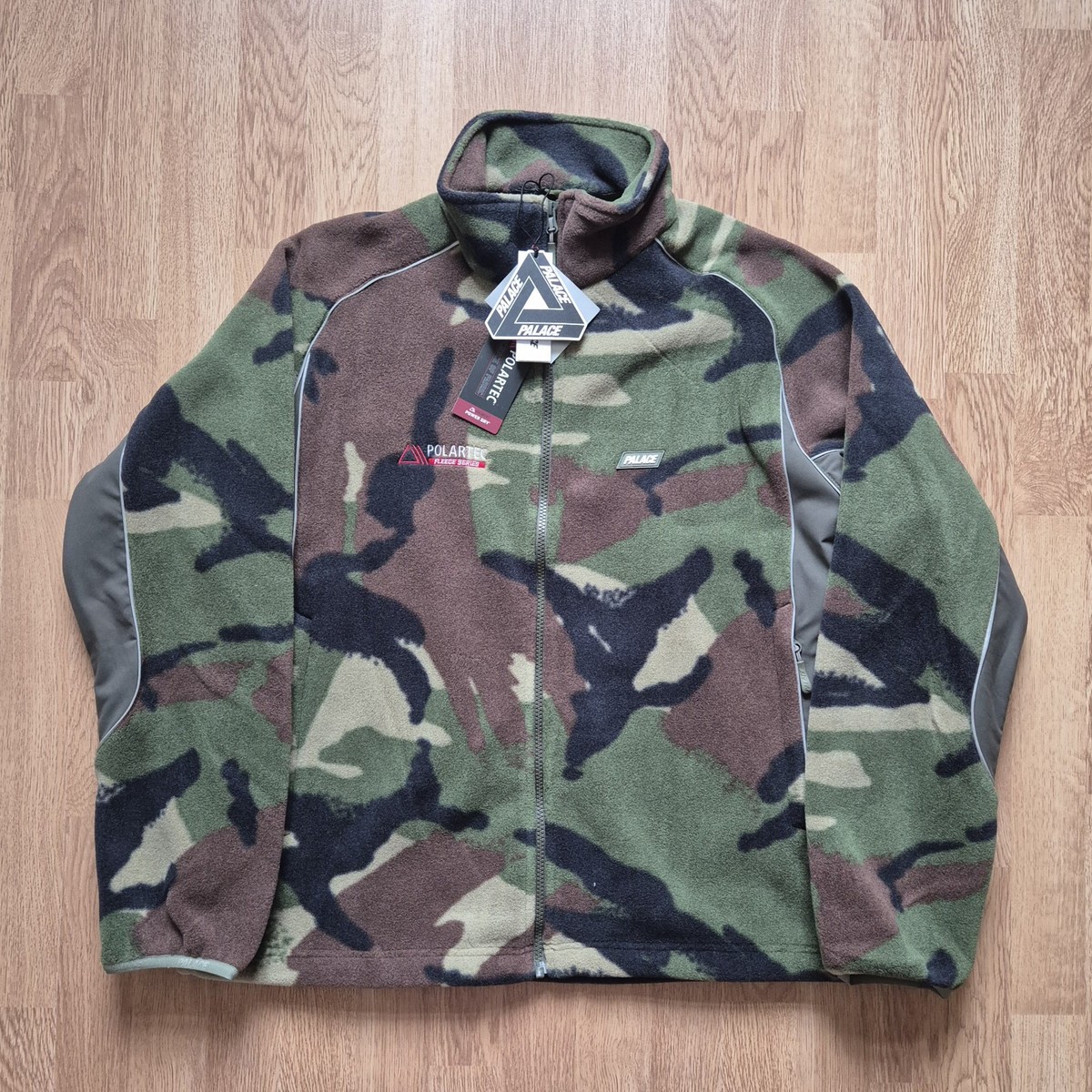 Palace Polartec 3M Track Jacket Medium Camo Brand New With