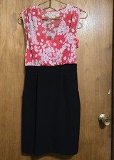 Women's MAX & CLEO Sz 4 Business Casual Dress w/Pockets- Excellent Cond., Preown